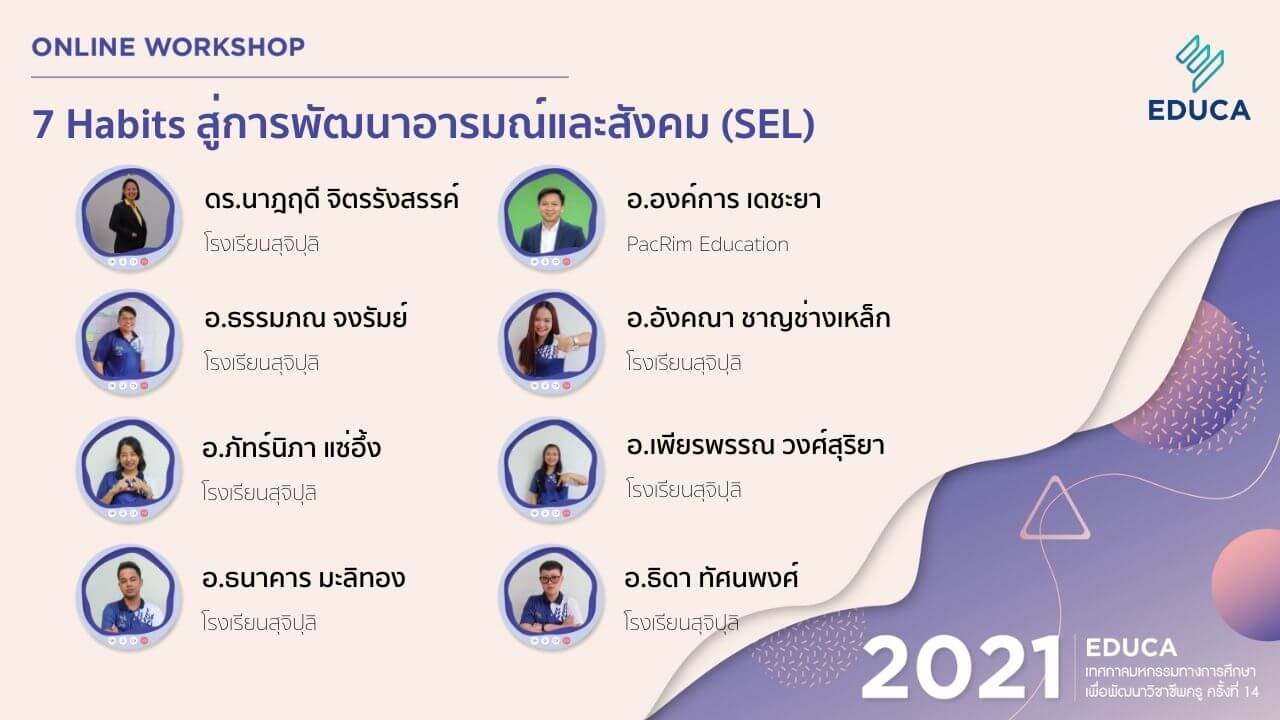 7 Habits สู่การพัฒนาอารมณ์และสังคม (SEL)