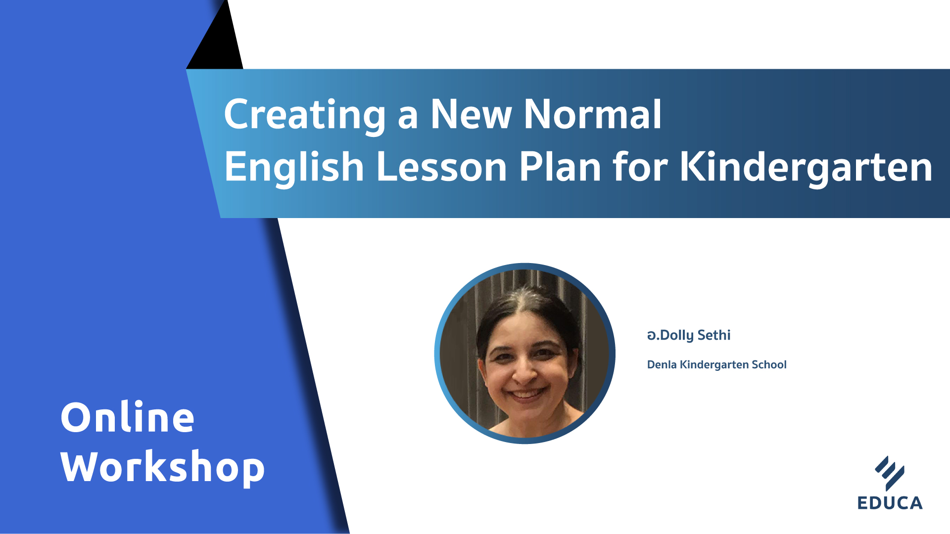 Creating a New Normal English Lesson Plan for Kindergarten