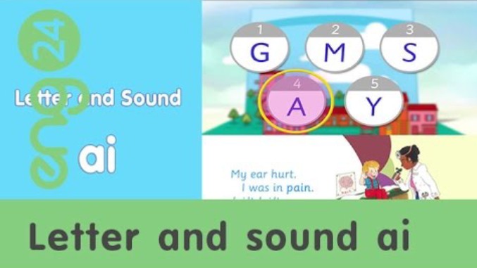 Letter and sound: ai